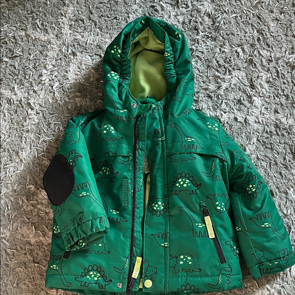 Cat and Jack 3-in-1 jacket. 2T dinosaur print